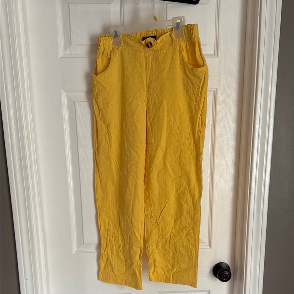 Yellow Women's Pants